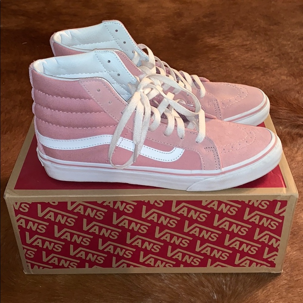 Pink hightop vans